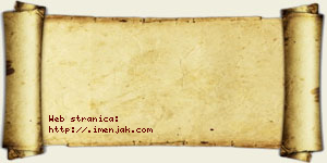 Anđela Kaznovac vizit kartica